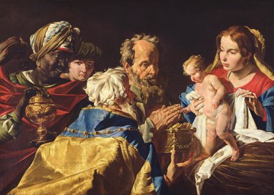 Adoration of the Magi by Matthias Stomer